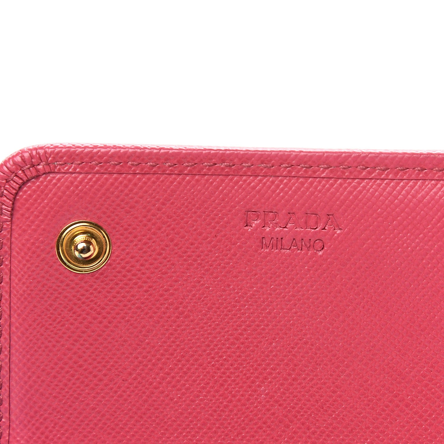 Prada Saffiano Bow Continental Wallet Peonia 5 of 13