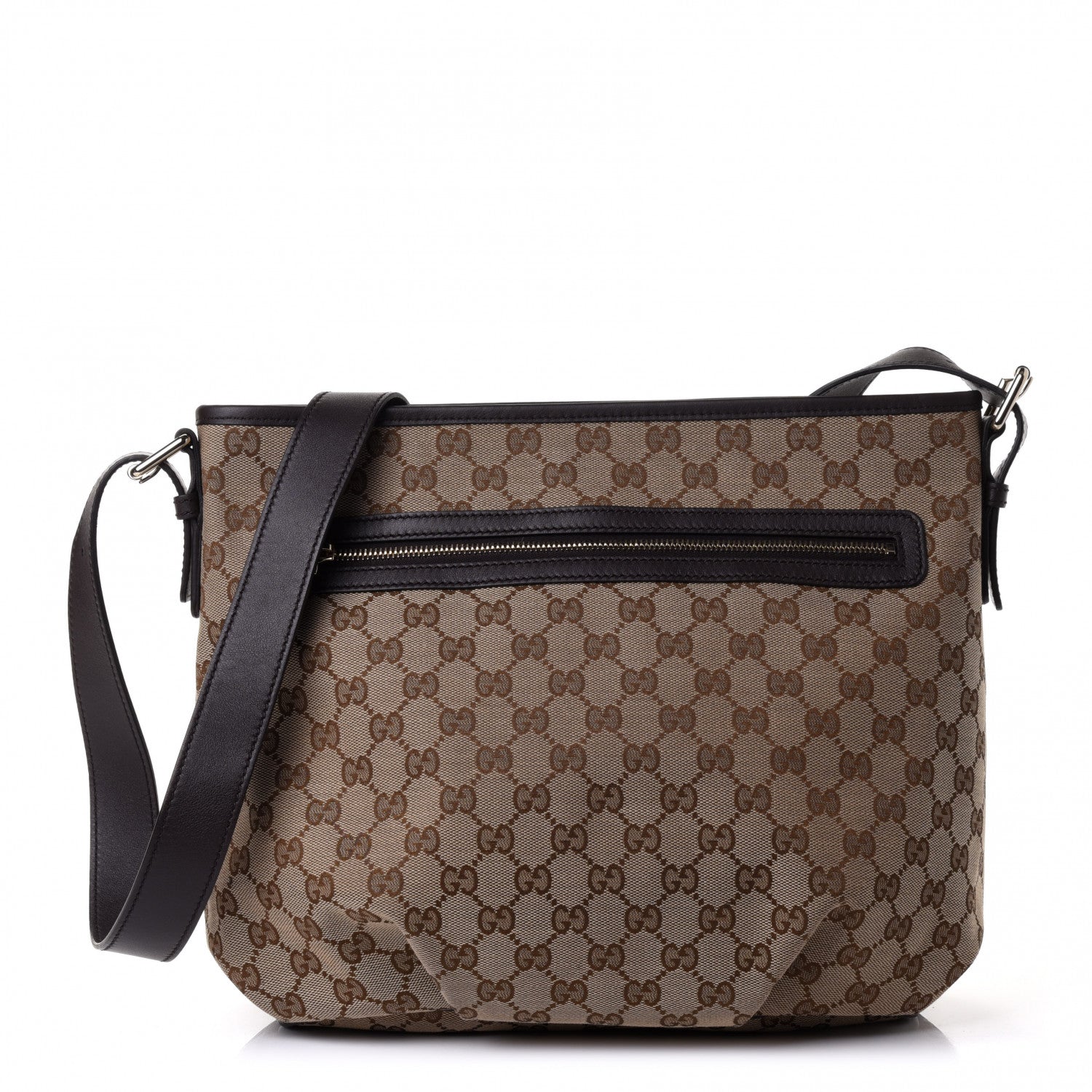 Gucci Monogram Messenger Bag Dark Brown 1 of 4