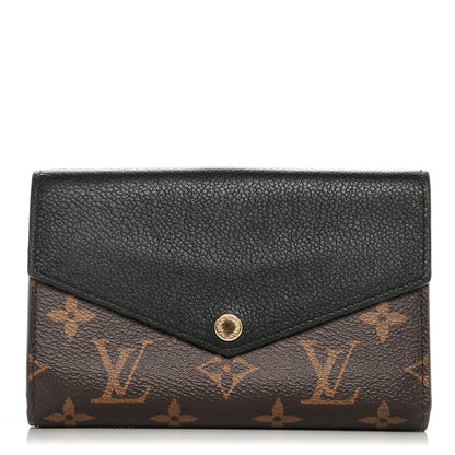 Louis Vuitton Monogram Pallas Compact Wallet Black 1 of 6