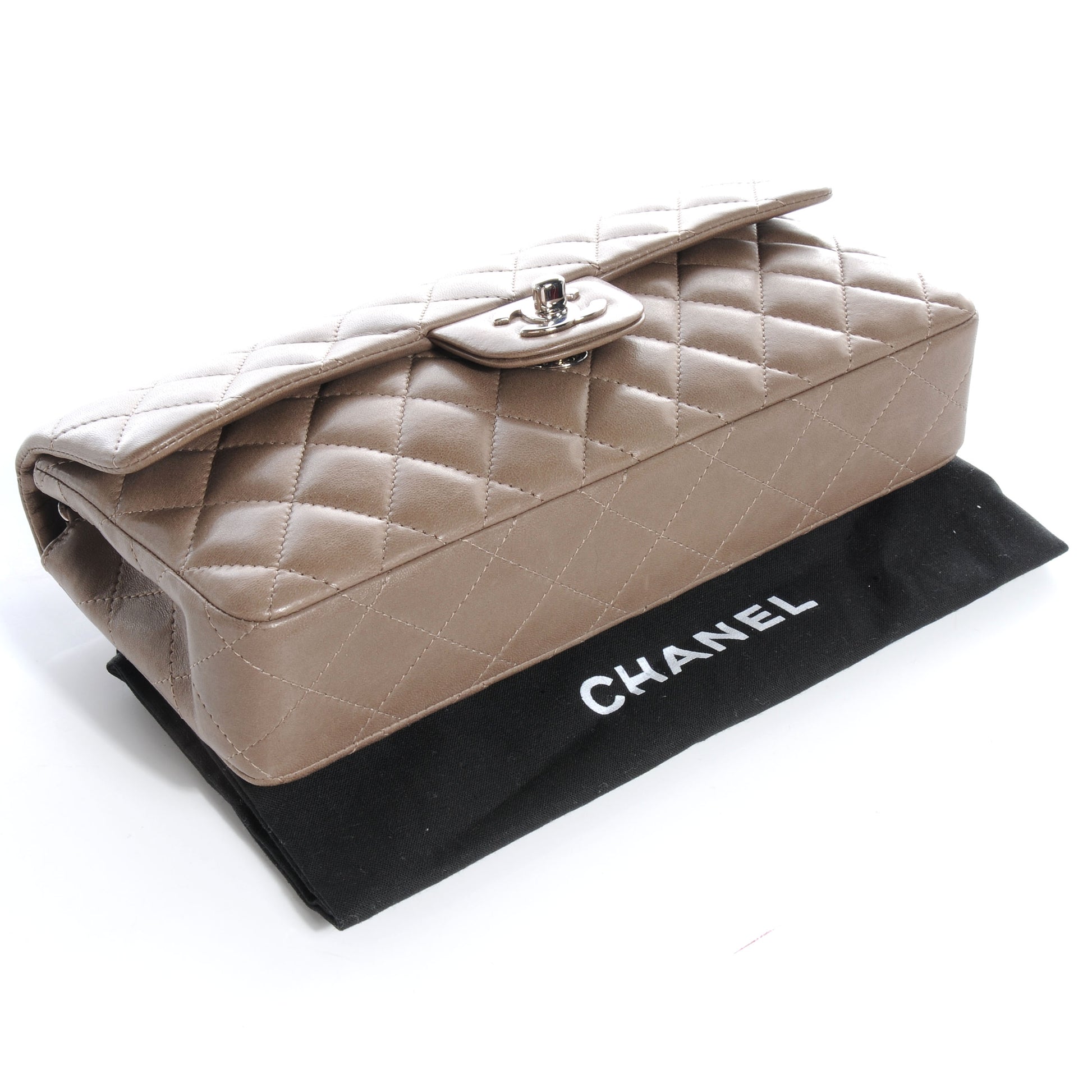 Chanel Lambskin East West Flap Light Brown 4 of 7