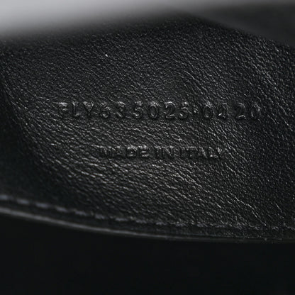 Saint Laurent Suede Smooth Calfskin Monogram Medium Solferino Soft Satchel Black 7 of 16