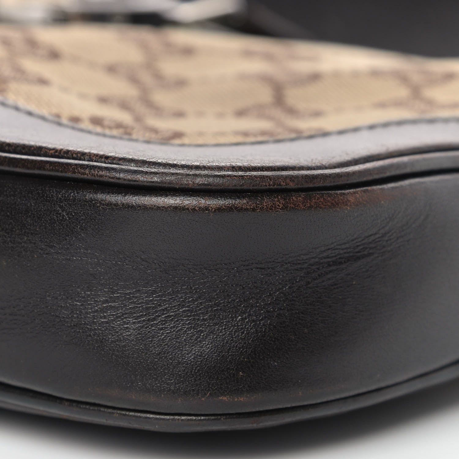 Gucci Monogram Web Small Jackie O Hobo Dark Brown 9 of 12