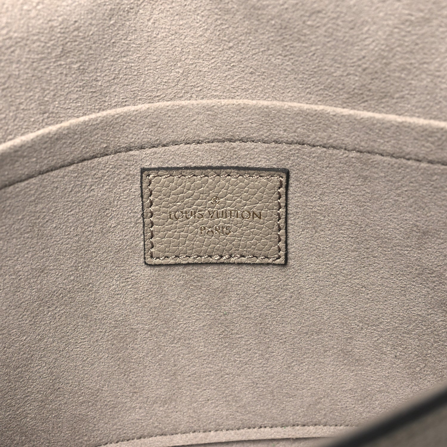 Louis Vuitton Empreinte Monogram Giant Felicie Pochette Tourterelle Creme 7 of 11
