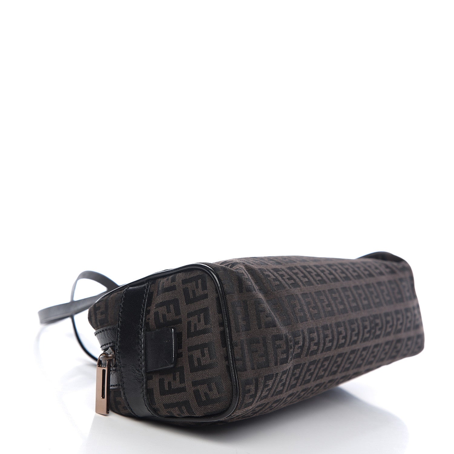 Fendi Zucchino Small Buckle Tote Brown 3 of 8