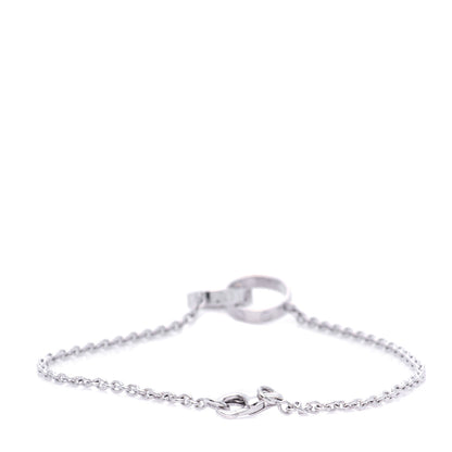 Cartier 18K White Gold Interlocking LOVE Bracelet 3 of 6