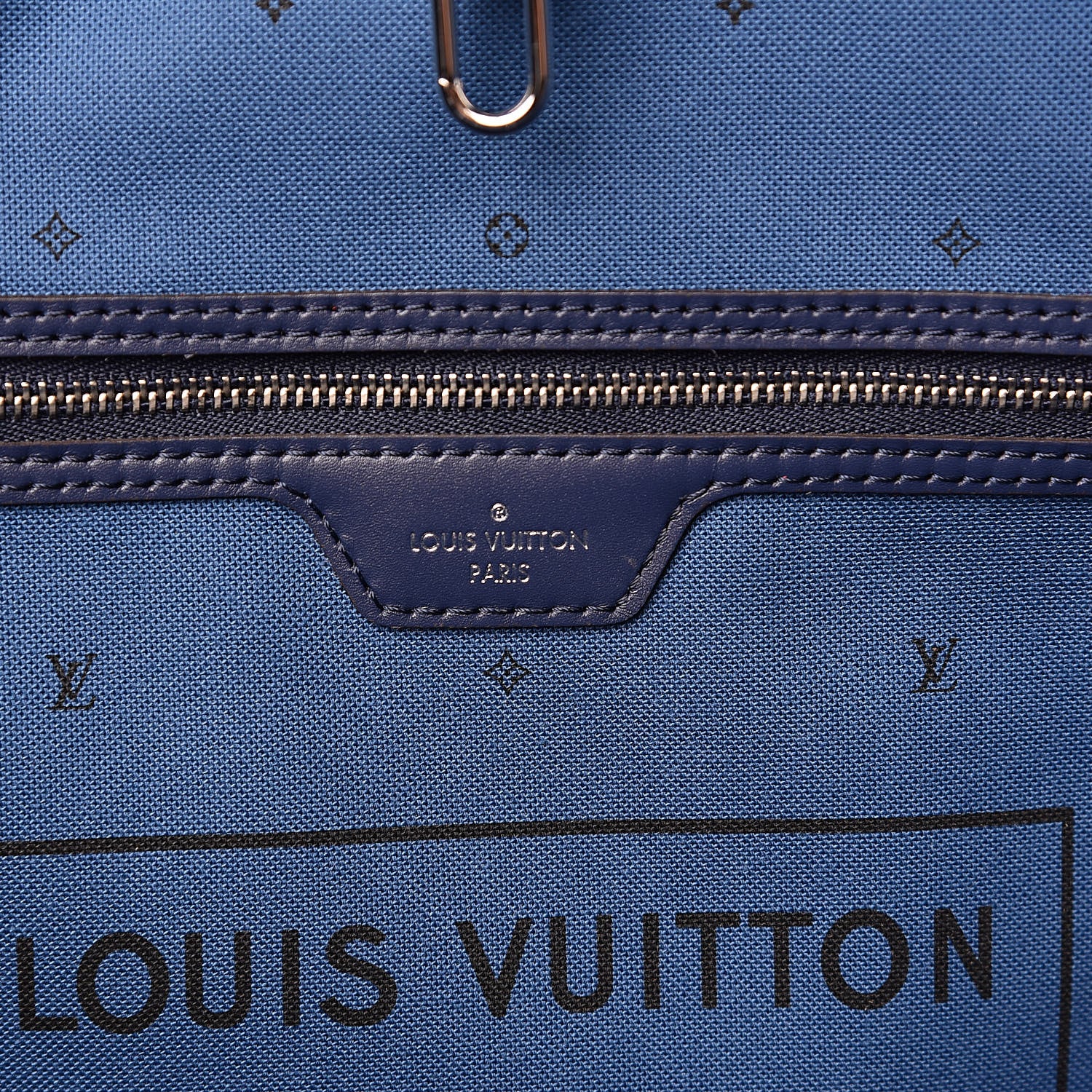 Louis Vuitton Monogram Escale Neverfull MM Blue 6 of 10