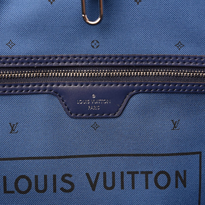 Louis Vuitton Monogram Escale Neverfull MM Blue 6 of 10
