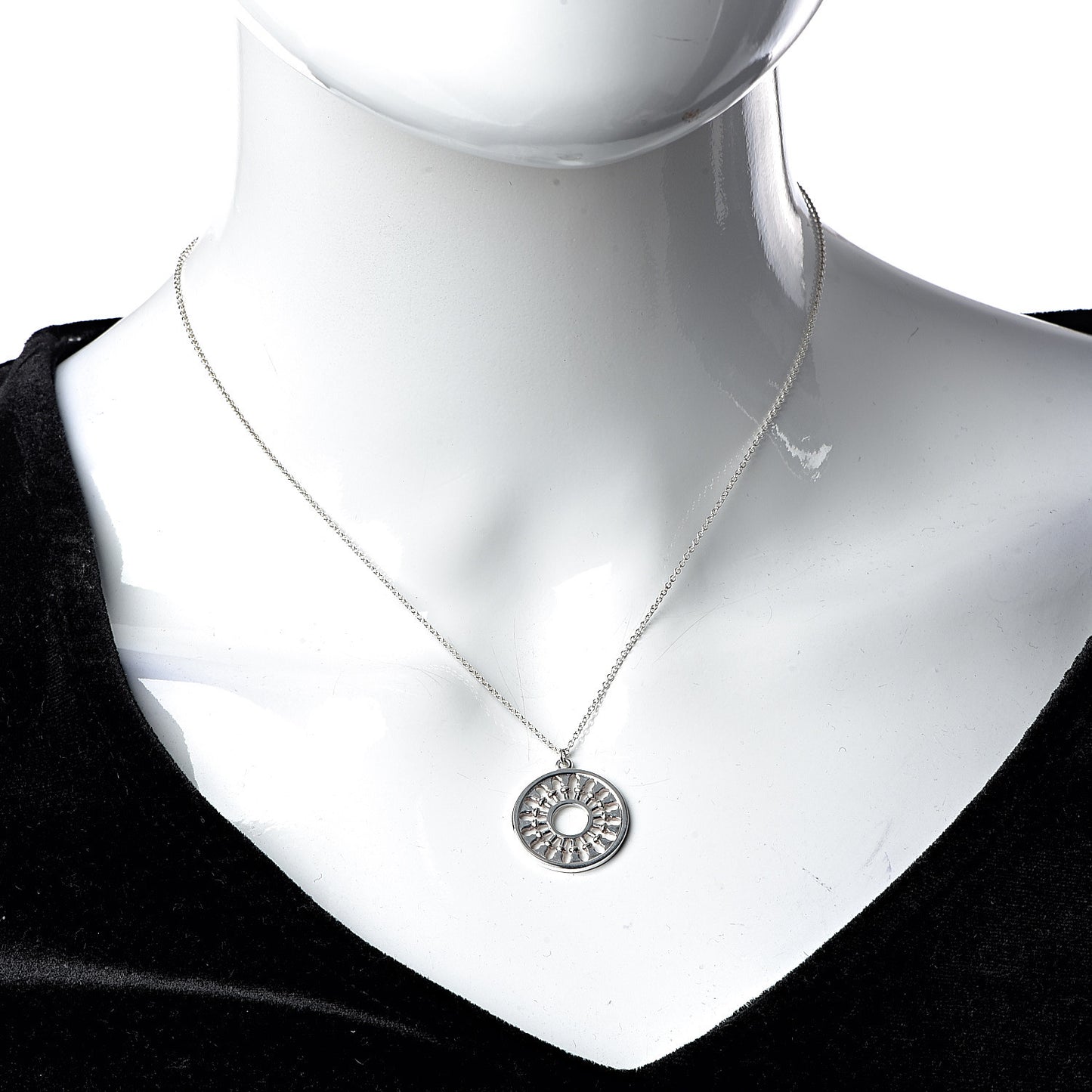 Sterling Silver Paloma's Venezia Stella Medallion Pendant Necklace