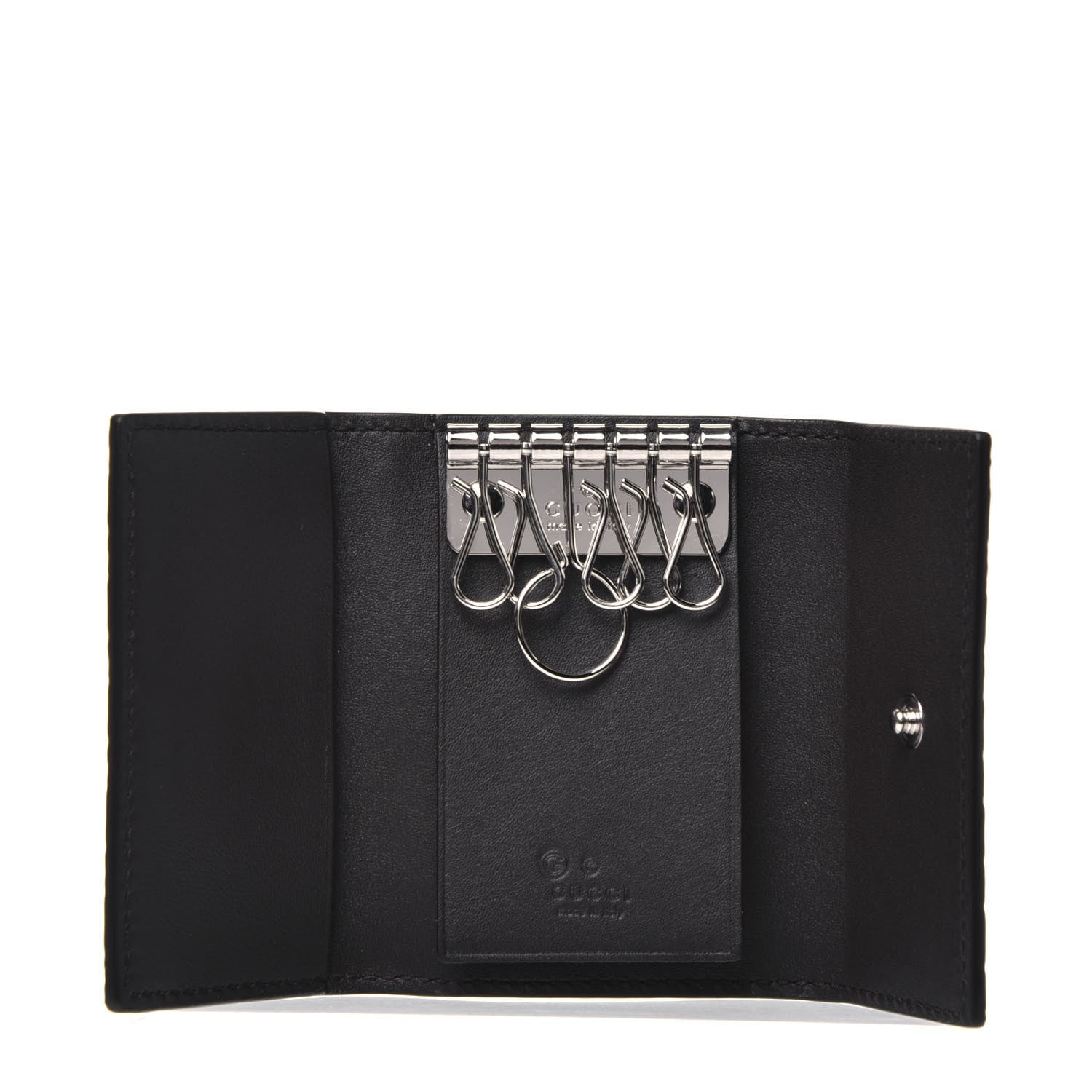 Gucci Microguccissima 6 Key Holder Case Testa di Moro 5 of 7