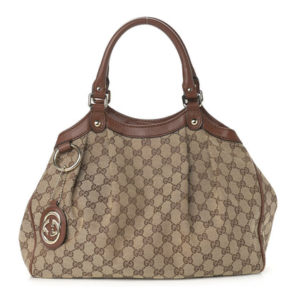 Gucci Monogram Medium Sukey Tote Brown 1 of 11