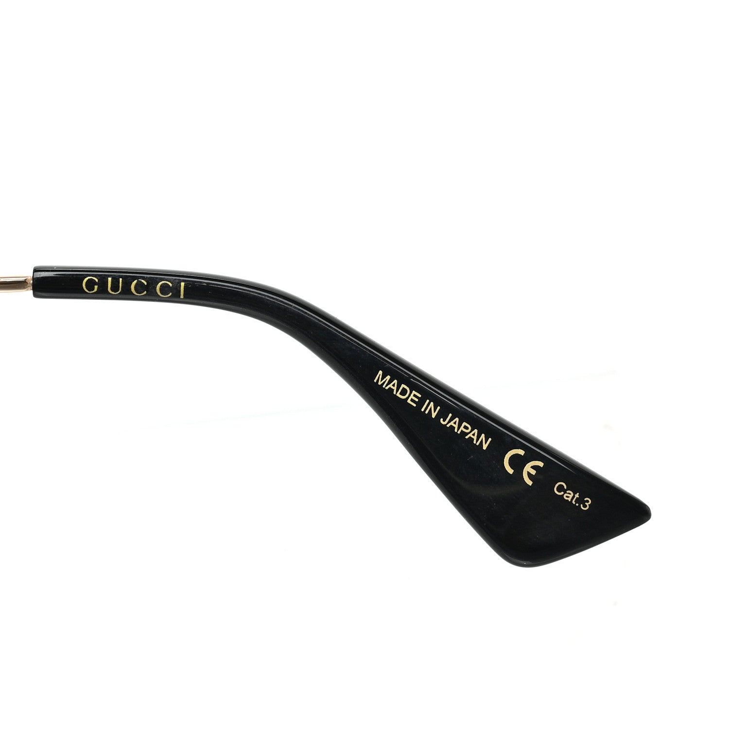 Gucci Aviator Sunglasses GG0062S Black Gold 5 of 6