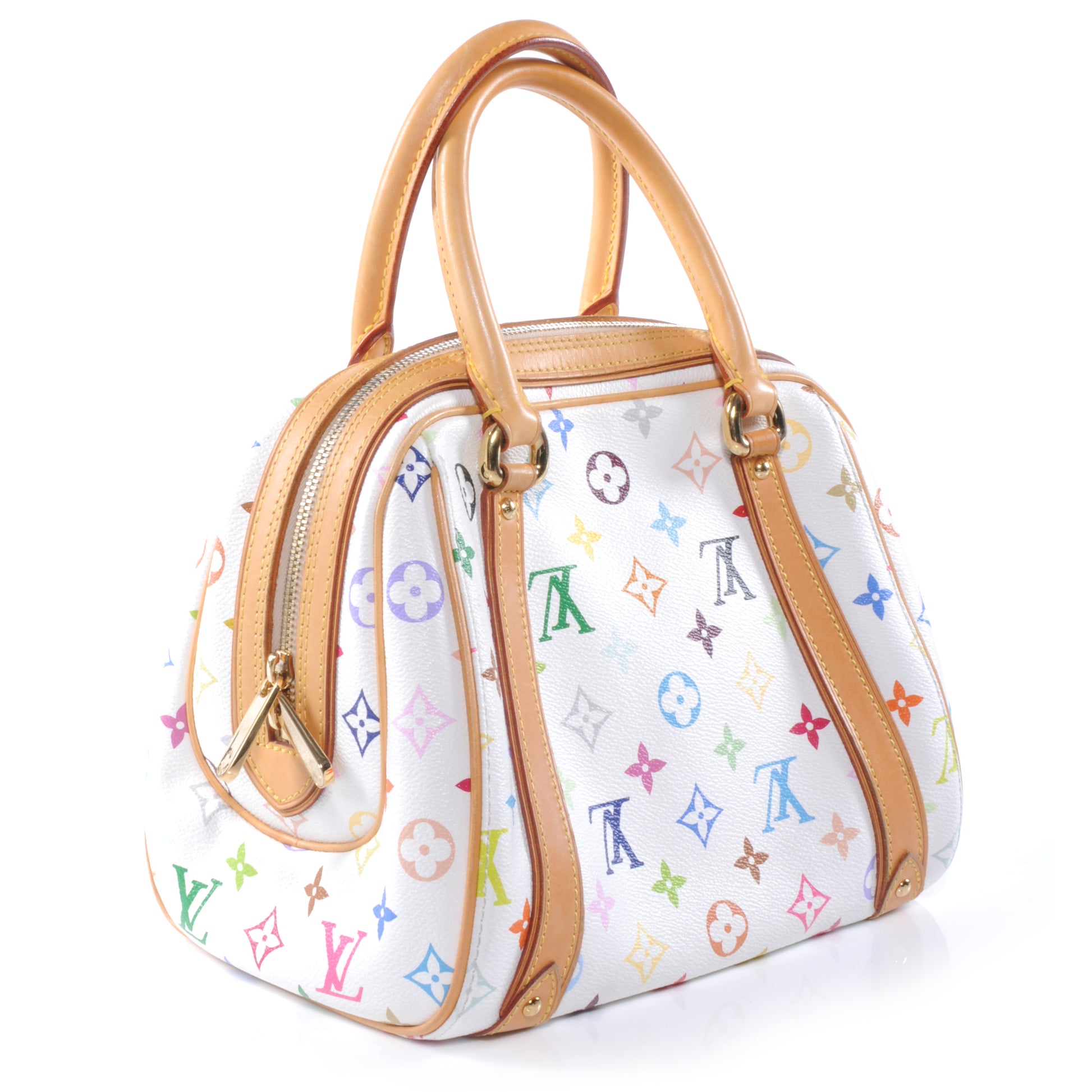Louis Vuitton Monogram Multicolor Priscilla White 3 of 7