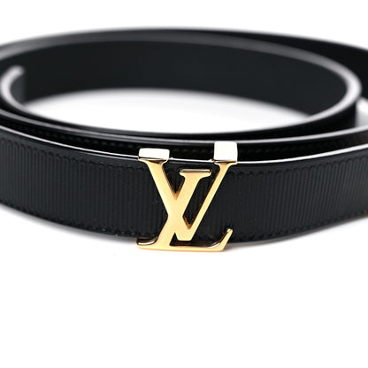 Louis Vuitton Taurillon Calfskin 30mm LV Initiales Belt 85 34 Black 8 of 10