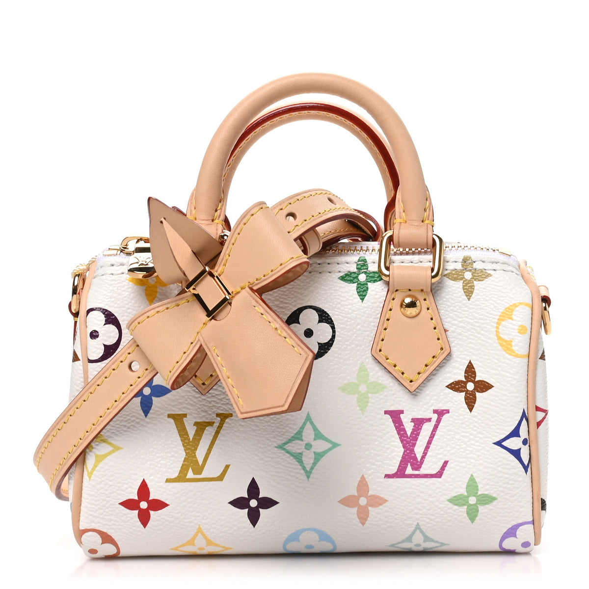 Louis Vuitton LV X TM Monogram Multicolor Nano Speedy White 1 of 10