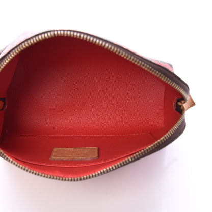 Louis Vuitton Monogram Kusama Pumpkin Dots Cosmetic Pouch Red 5 of 6