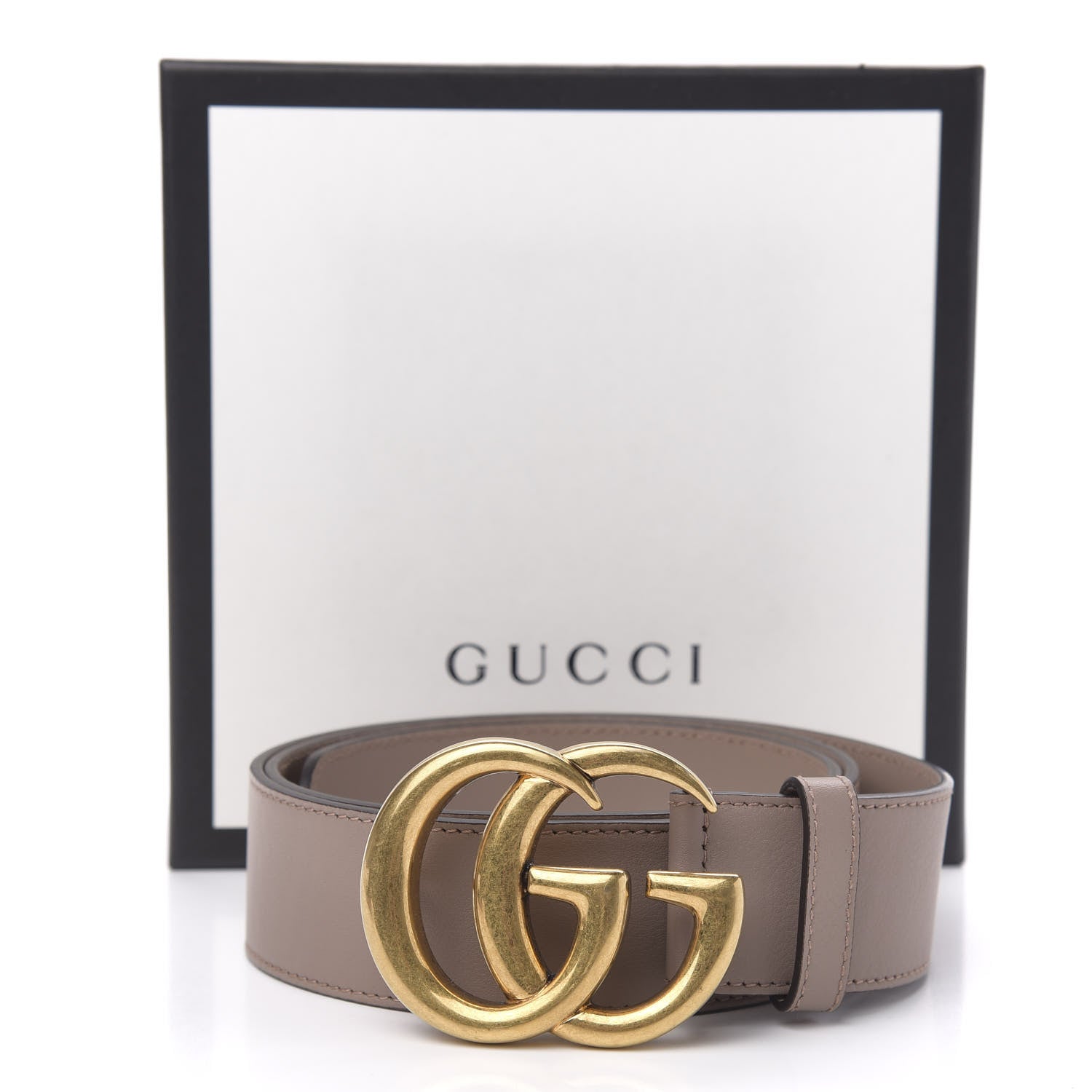 Gucci Calfskin Double G 40mm Belt 90 36 Porcelain Rose 6 of 6
