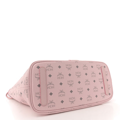 MCM Visetos Medium Liz Reversible Shopper Tote Powder Pink 7 of 16