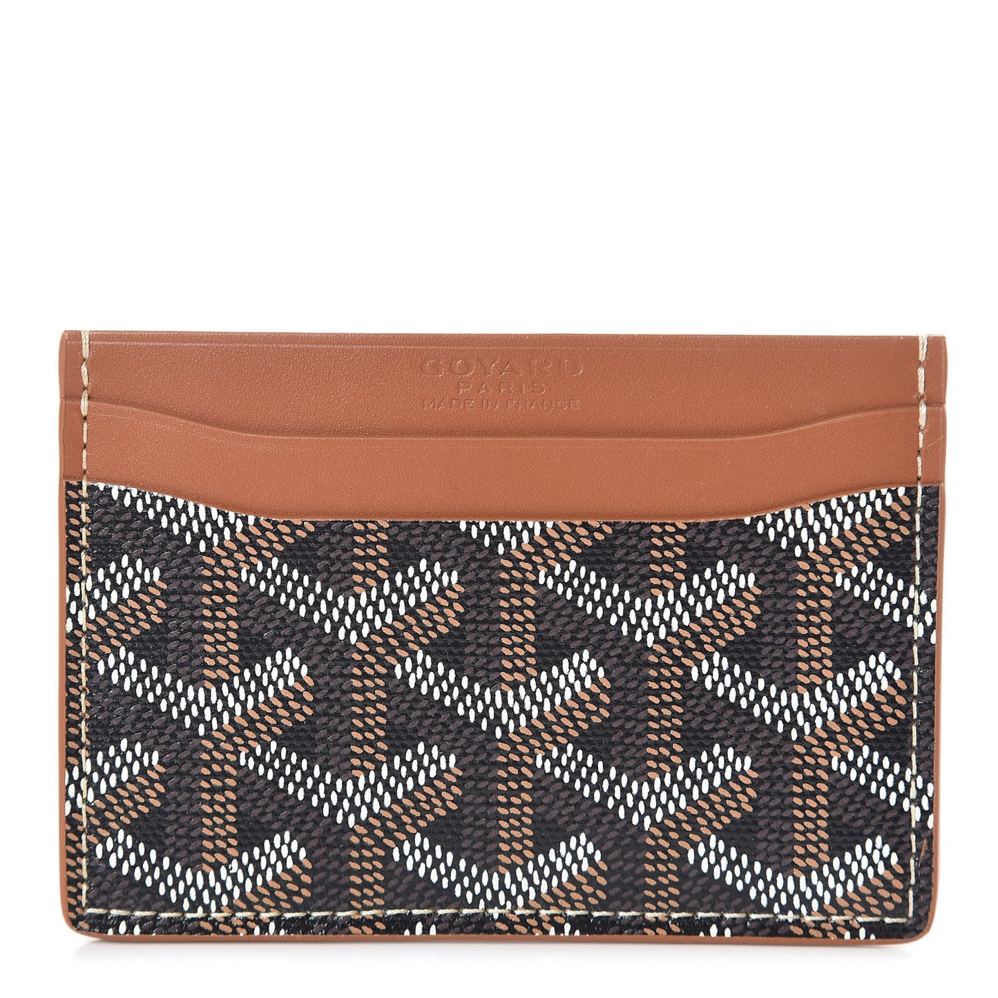 Goyardine Saint Sulpice Card Holder Black Gold