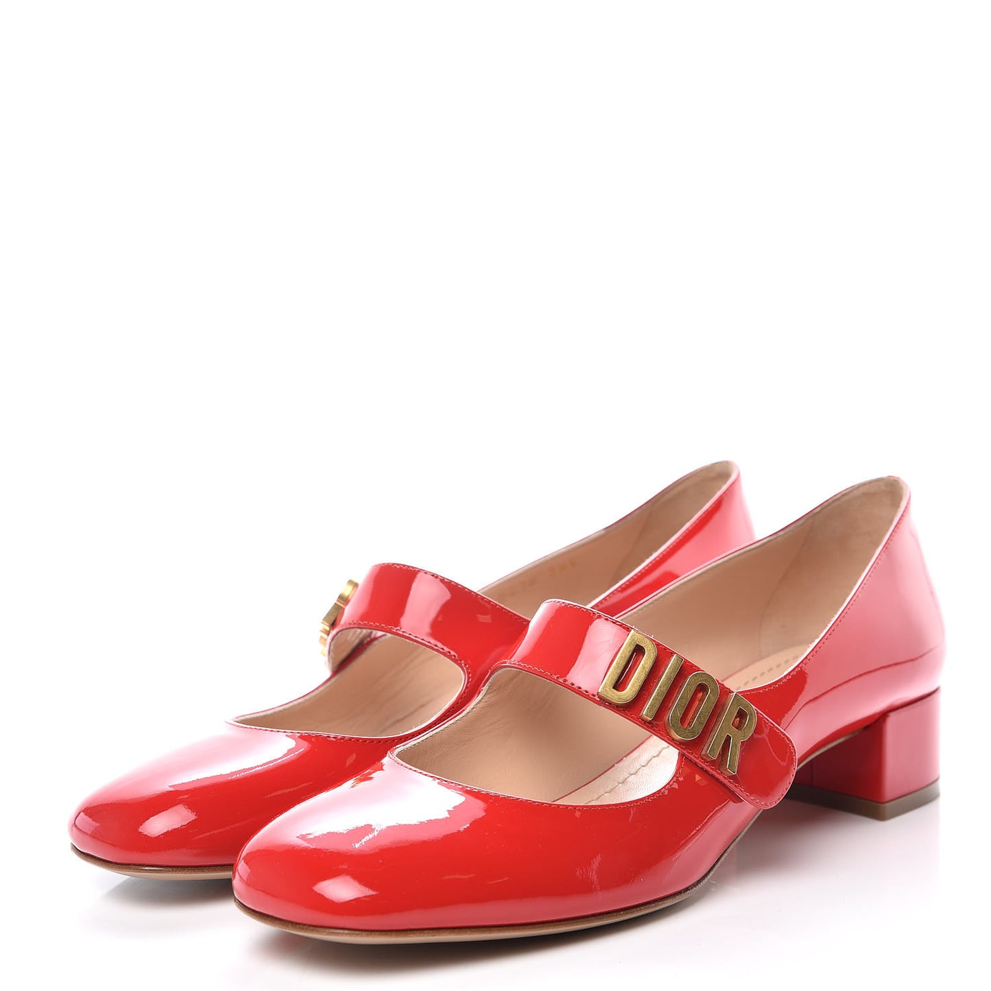 Patent Baby-D Ballet Pumps 38.5 Deep Red