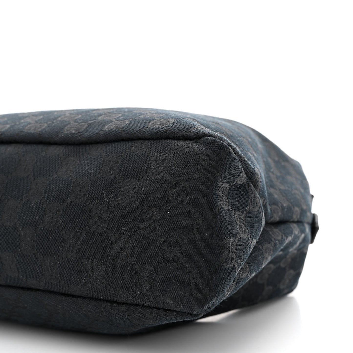 Monogram Medium Horsebit Chain Hobo Black