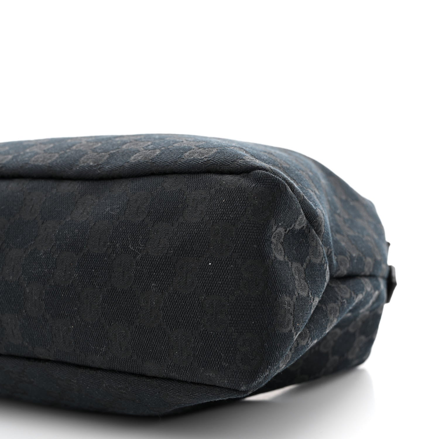 Gucci Monogram Medium Horsebit Chain Hobo Black 10 of 10