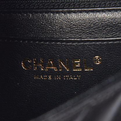 Chanel Lambskin Chevron Quilted Mini Rectangular Flap Black 6 of 13
