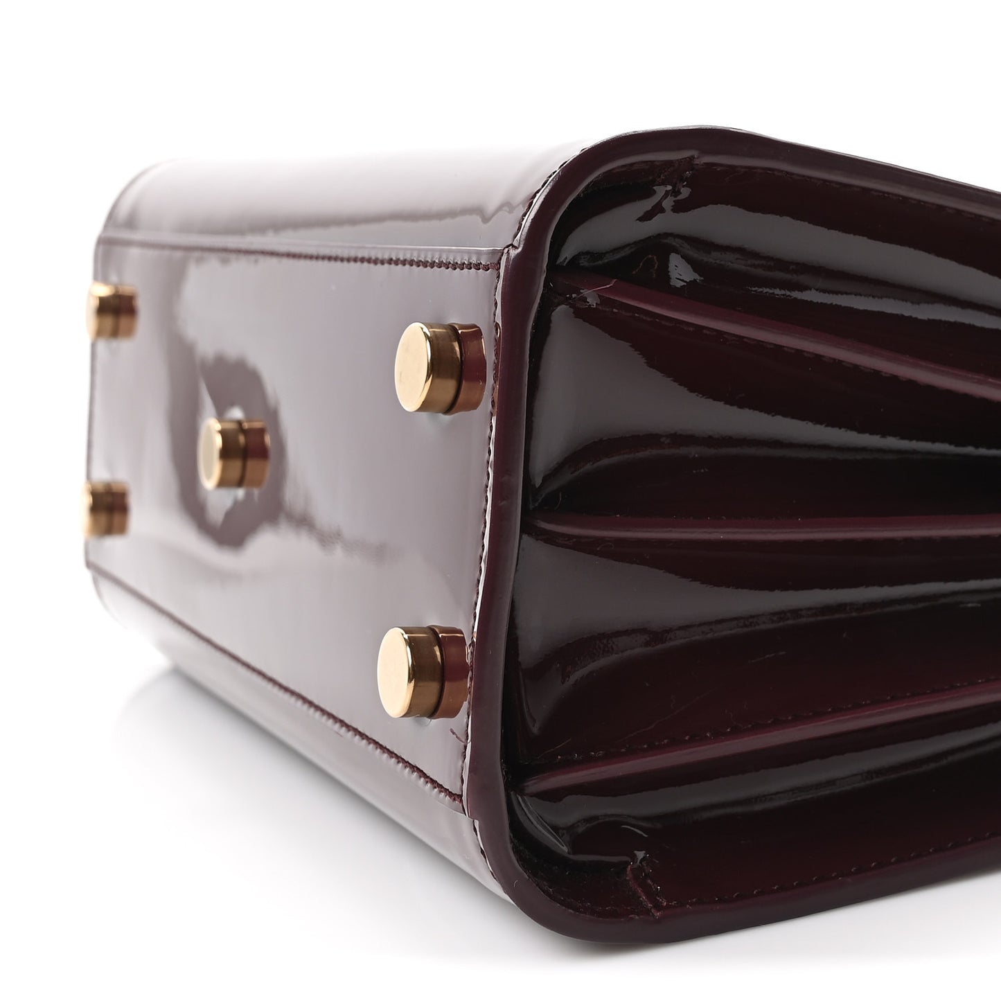 Patent Nano Sac de Jour Dark Red Wine