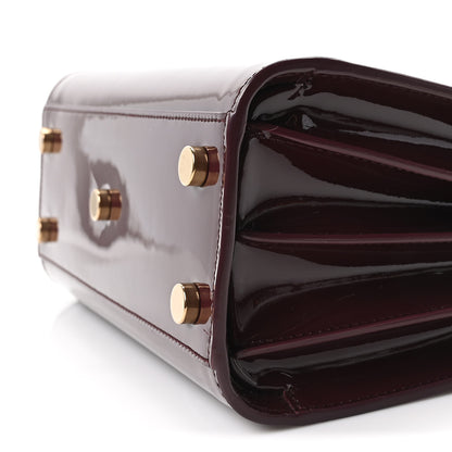 Saint Laurent Patent Nano Sac de Jour Dark Red Wine 9 of 9