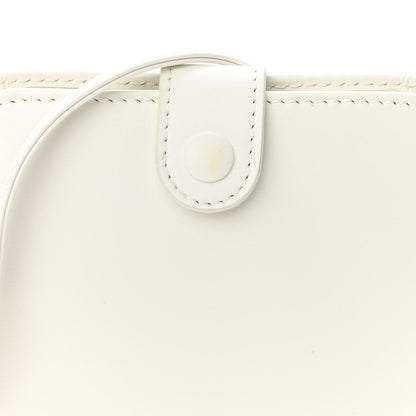 Balenciaga Calfskin Card Holder Crossbody Bag White 7 of 10