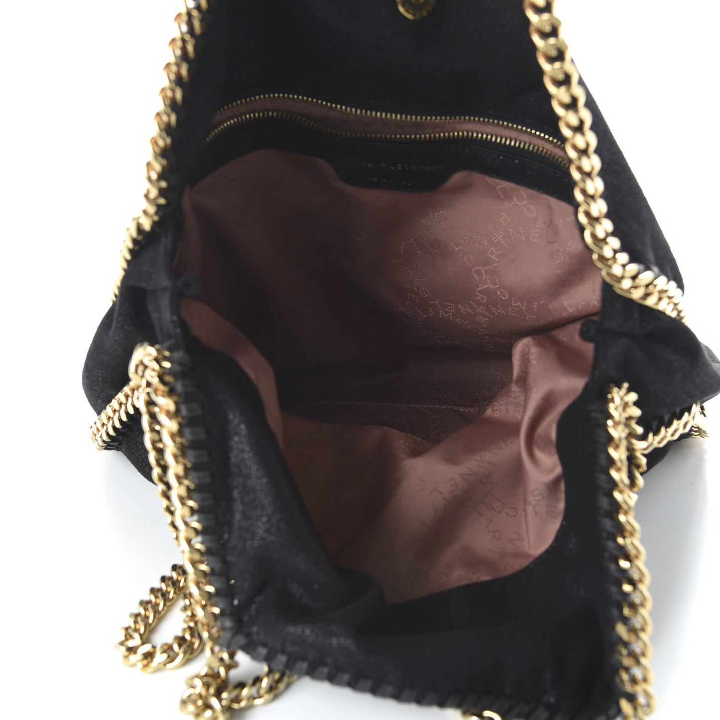 Shaggy Deer Falabella Fold Over Tote Black
