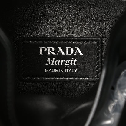Prada City Calfskin Large Margit Bag Black 6 of 10