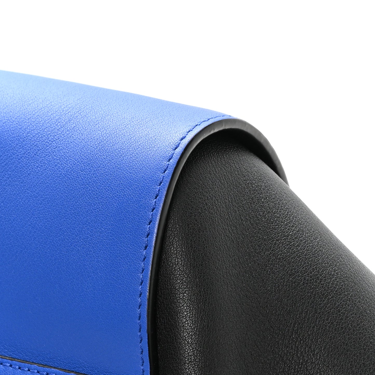 Calfskin Medium Hammock Shoulder Bag Electric Blue Black