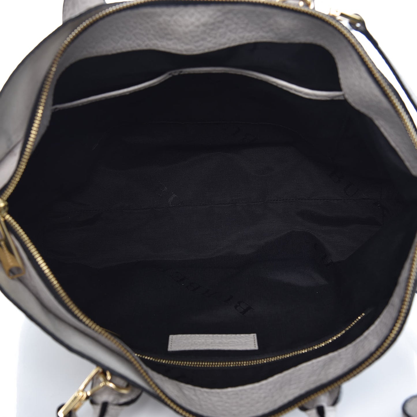 Heritage Grain Check Embossed Medium Dewsbury Tote Pale Grey