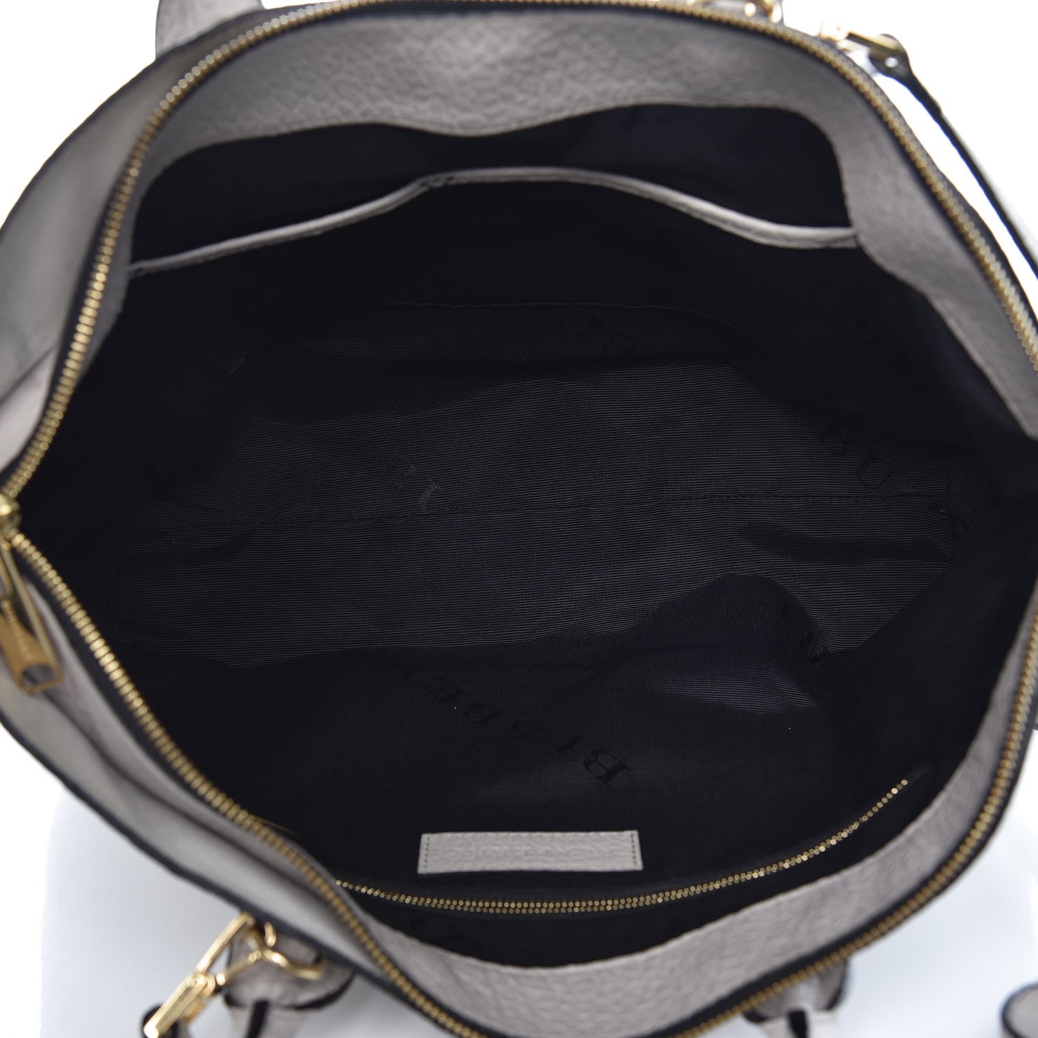 Burberry Heritage Grain Check Embossed Medium Dewsbury Tote Pale Grey 5 of 15