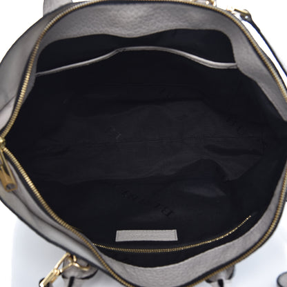 Burberry Heritage Grain Check Embossed Medium Dewsbury Tote Pale Grey 5 of 15