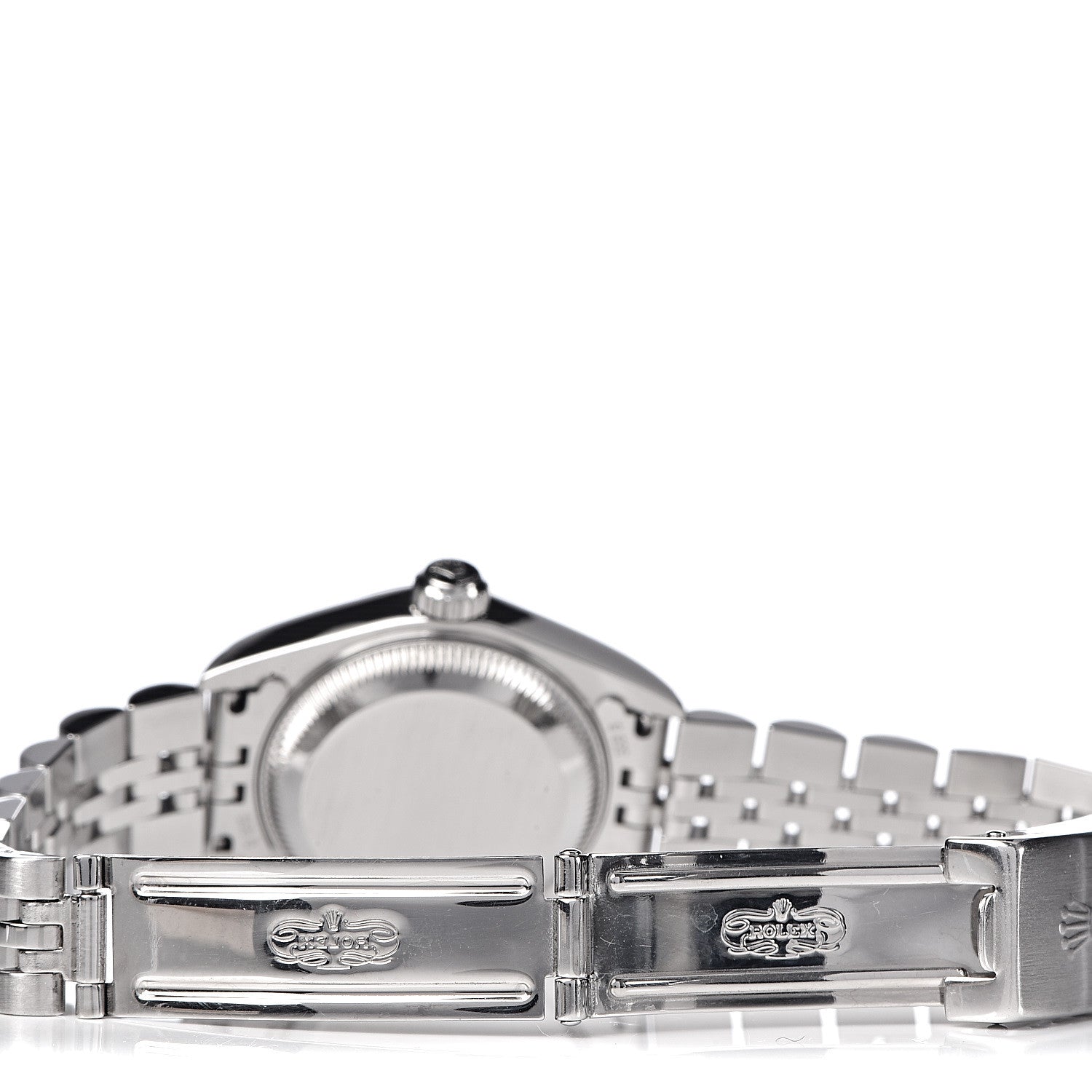 Rolex Stainless Steel 18K White Gold Diamond 26mm Oyster Perpetual Datejust Watch Silver Jubilee 79174 5 of 7