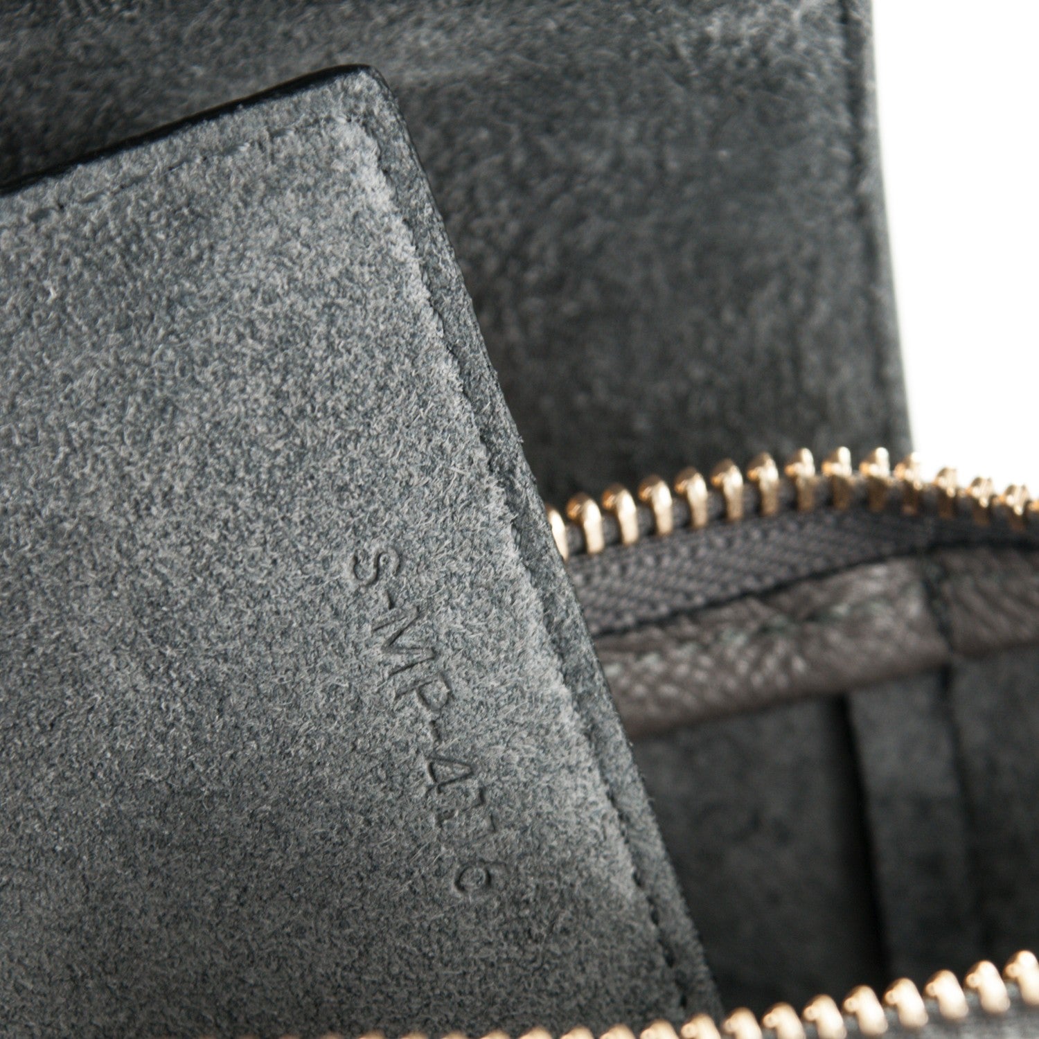 Celine Grained Calfskin Micro Belt Bag Grey 8 of 9