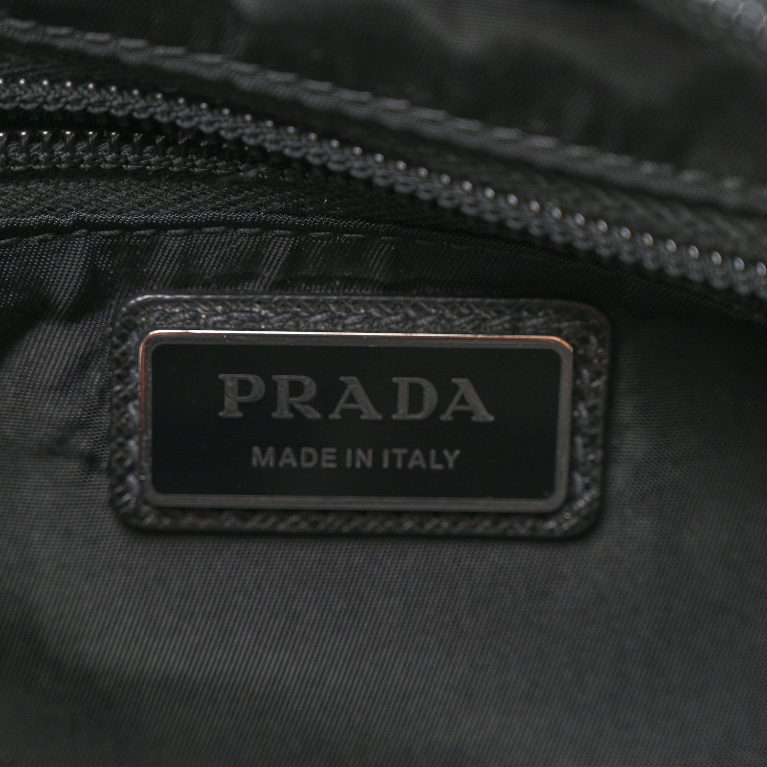 Prada Re-Nylon Saffiano Belt Bag Black 6 of 11