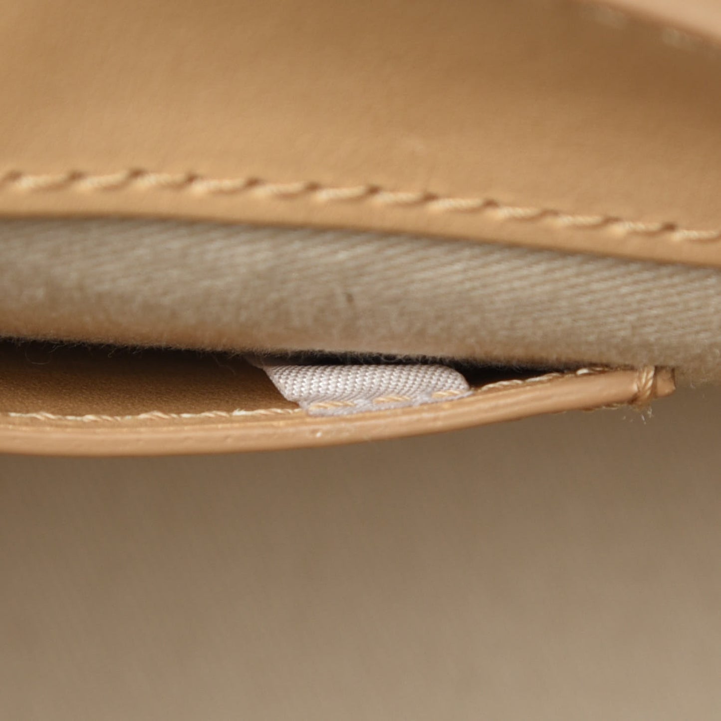 Calfskin Small Tess Bag Bleached Brown