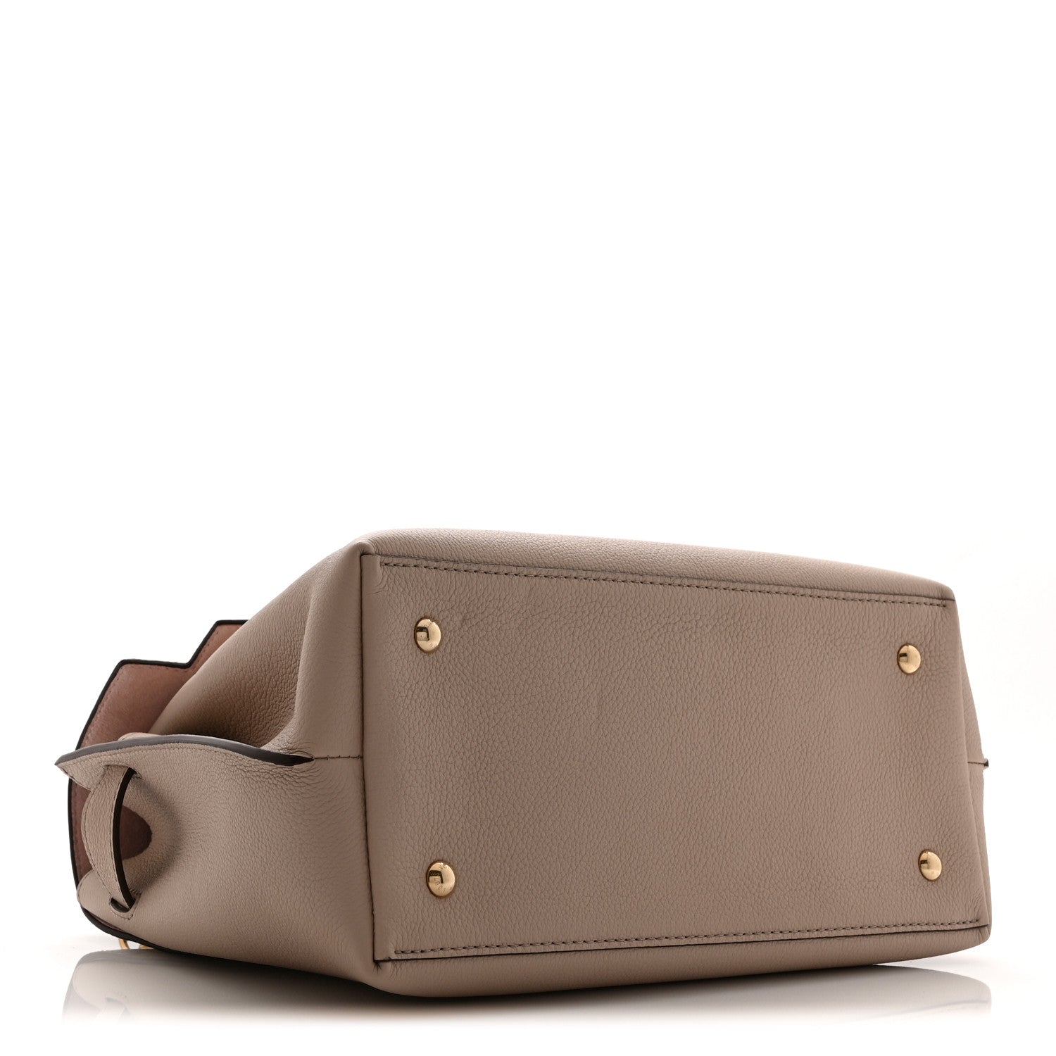 Louis Vuitton Soft Calfskin Lockme Ever MM Greige 4 of 9