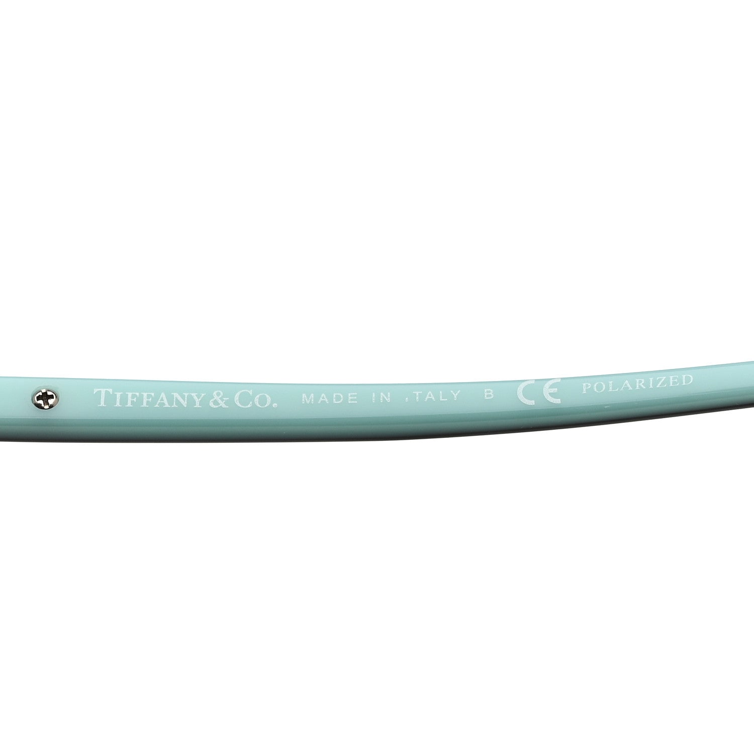 Tiffany Acetate Metal Cat Eye Sunglasses TF4134 Black Blue 7 of 8