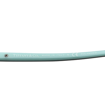 Tiffany Acetate Metal Cat Eye Sunglasses TF4134 Black Blue 7 of 8