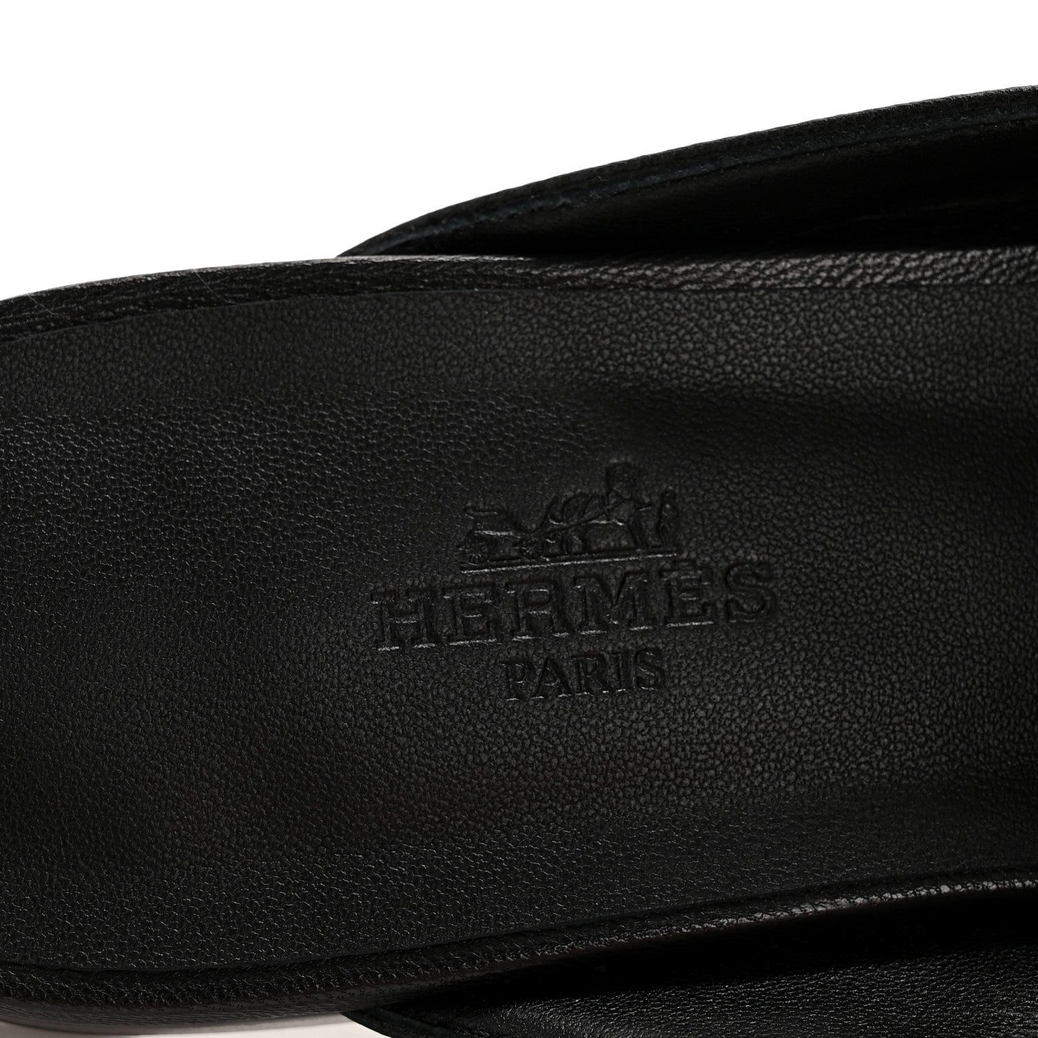 Hermes Goatskin Groupie Mules 40 Black 8 of 11