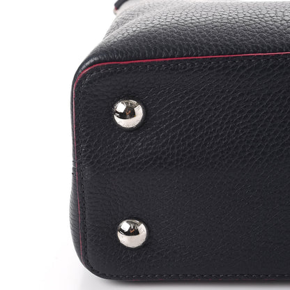 Louis Vuitton Taurillon Capucines PM Cobalt 8 of 10