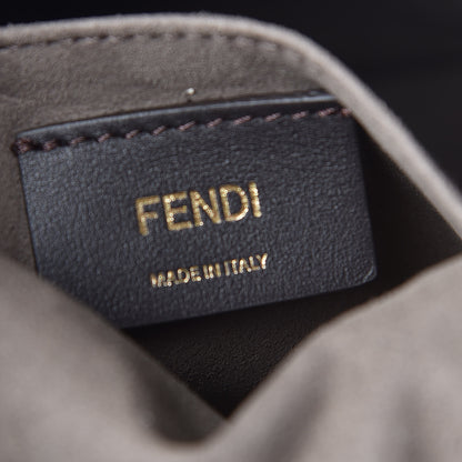 Fendi Vitello Grace Century F is Fendi Stamp Patch Bi-Color Grande Mon Tresor Bucket Bag Barolo Proven Ice 8 of 10