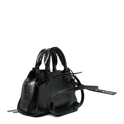 Balenciaga Smooth Calfskin Neo Classic Black Hardware Mini City Gunmetal 3 of 11