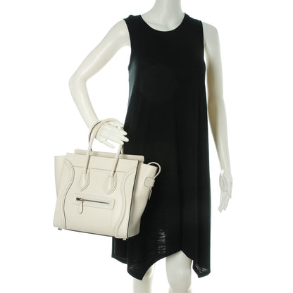 Celine Palmelato Micro Luggage White 2 of 8