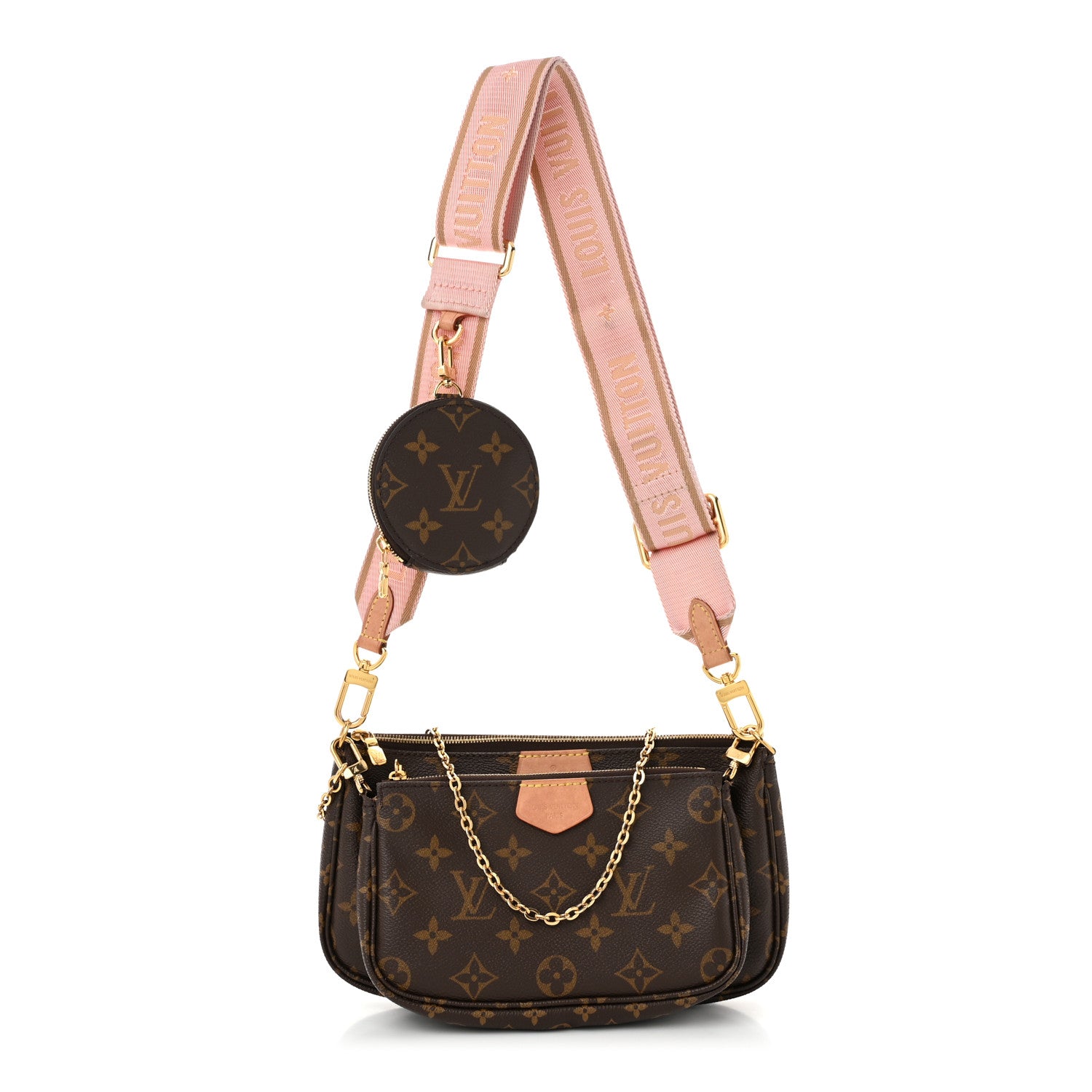 Louis Vuitton Monogram Multi Pochette Accessories Rose Clair 1 of 11