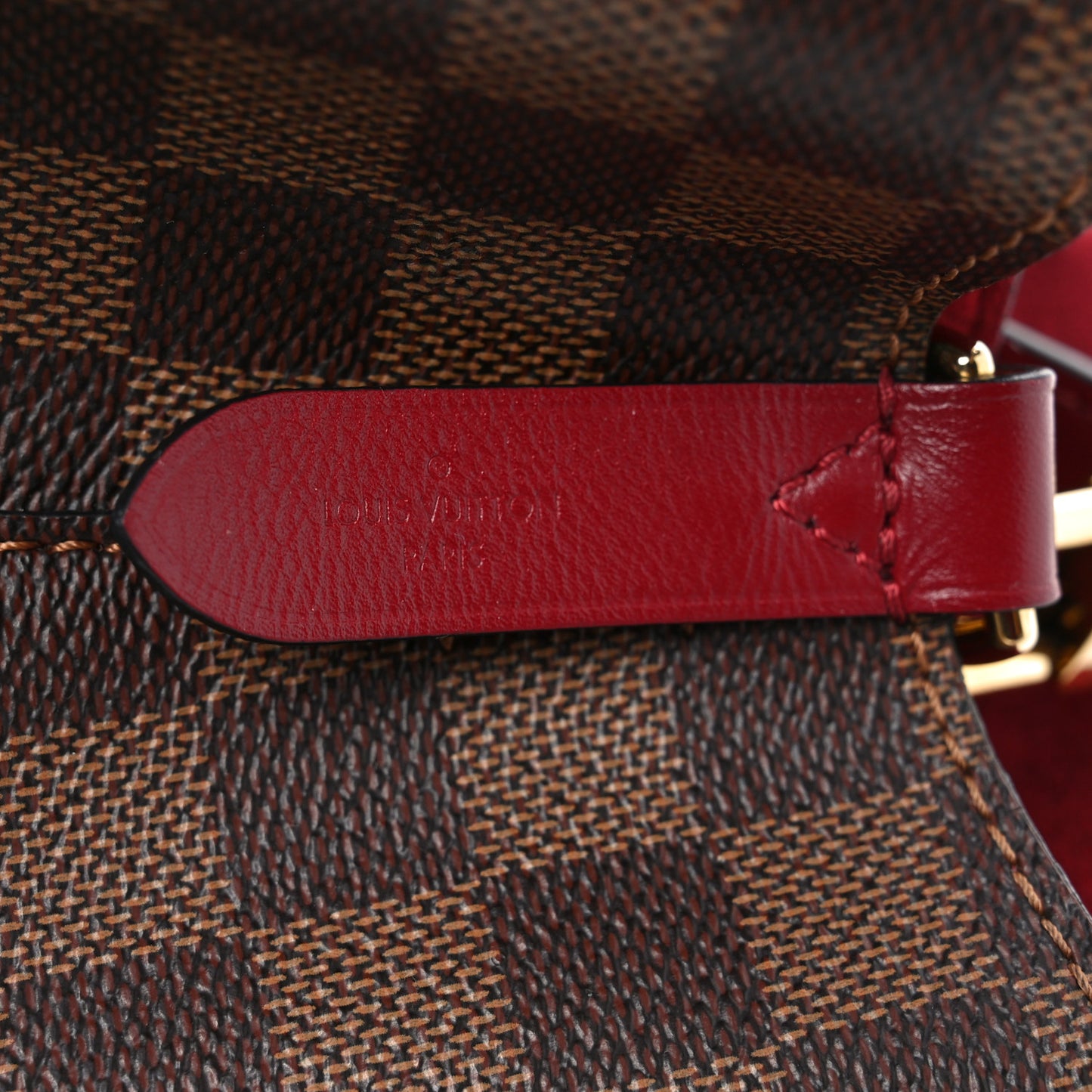Damier Ebene Neonoe MM Cherry Berry