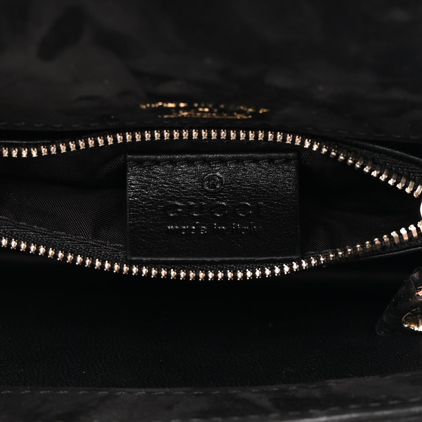 Patent 1973 Flap Bag Black